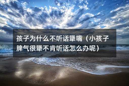 孩子为什么不听话犟嘴(小孩子脾气很犟不肯听话怎么办呢)